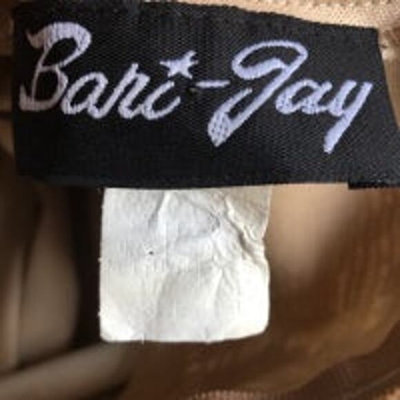 Vintage Y2K Bari Jay Champaign Maxi Dress Gown lace bodice full skirt size 11-12 - Picture 12 of 12